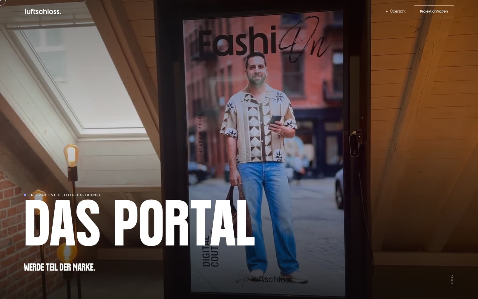 The Portal – AI-powered photo screen by Luftschloss